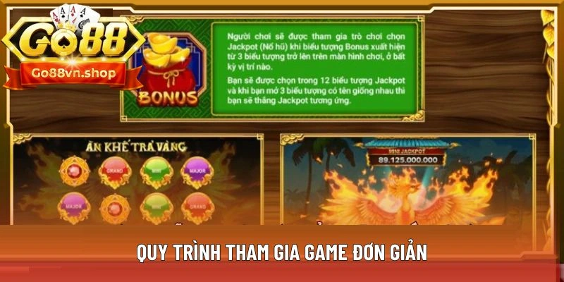 Quy trình tham gia game đơn giản