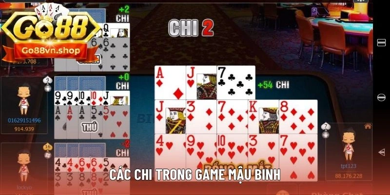 Thứ tự sức mạnh nằm ở các chi trong Binh Xập Xám